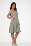 21720 Gingham Swing Dress
