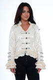 30112 OffWhite Victorian Tailed Jacket